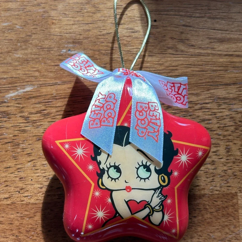 Betty Boop Star Ornament Collectable Christmas Tree Decoration New in Box